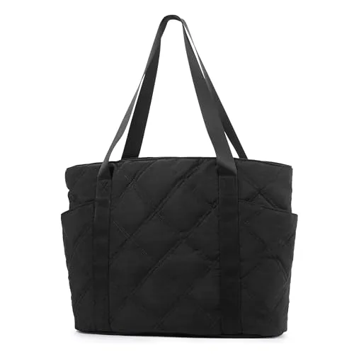 Puffy Quilted Tote Bag
